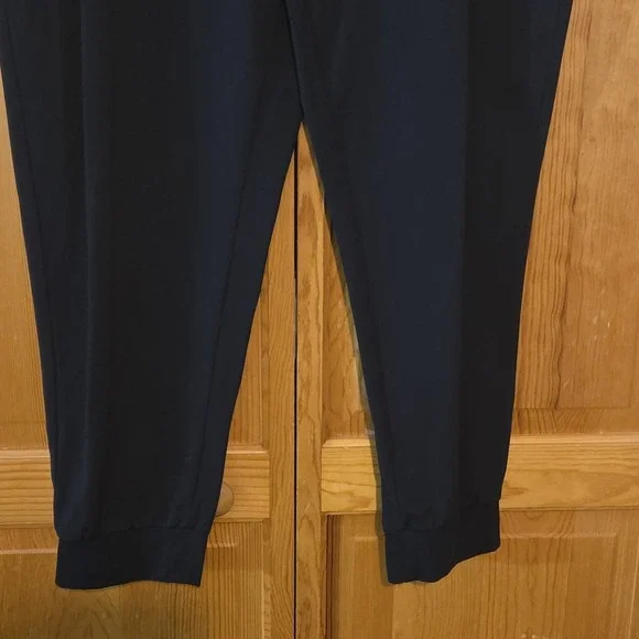 Soma Black Tech Knit Jogger Pants XL Lounge Airport Chic - Picture 5 of 9